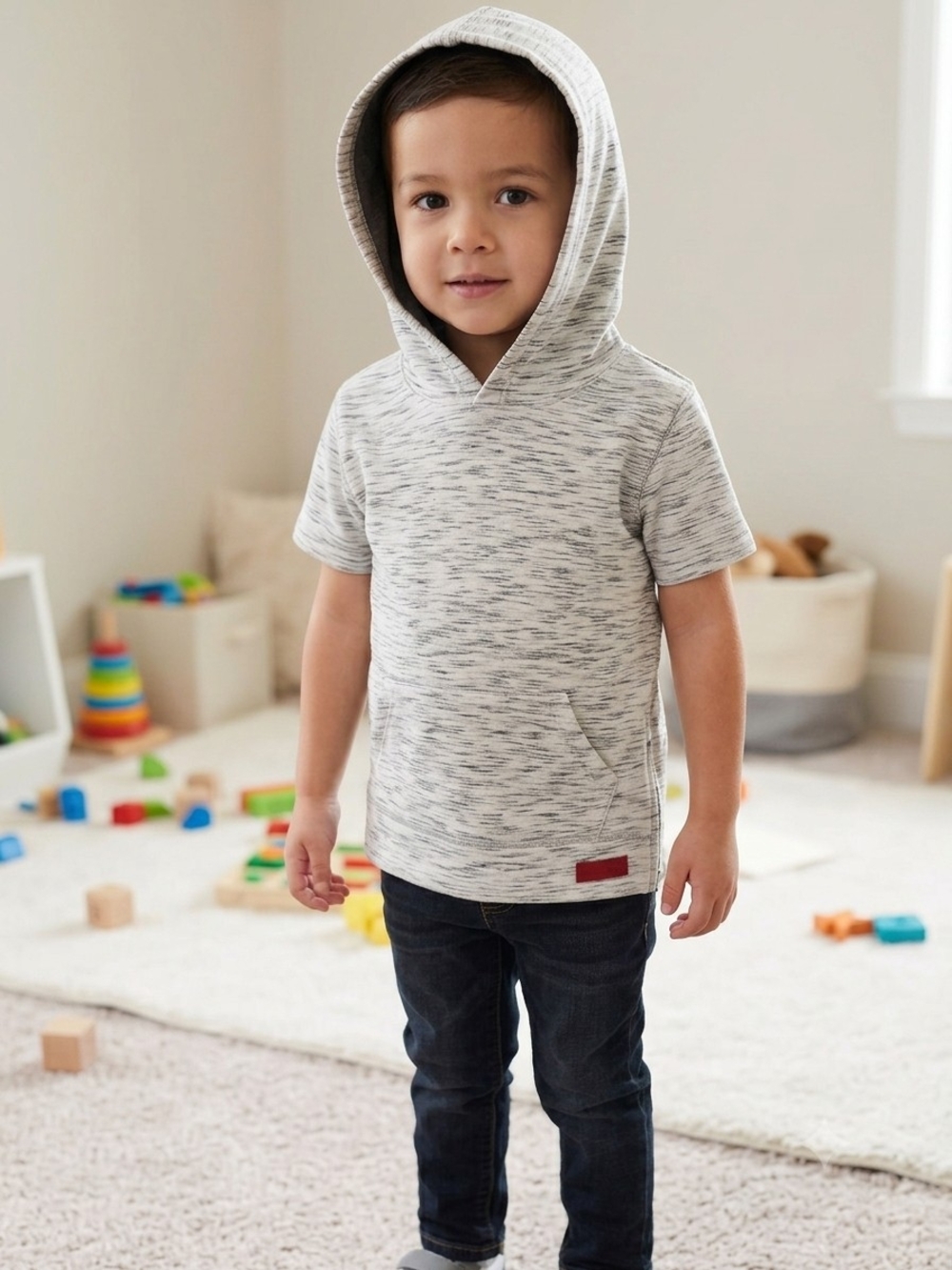 Haus Of JR Kids Short Sleeve Pullover Hoodie